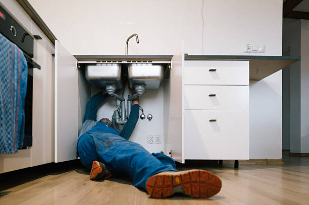 Professional Emergency Plumber technician working in Liberty Mills, IN